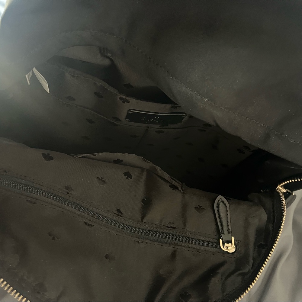 black kate spade bookbag purse